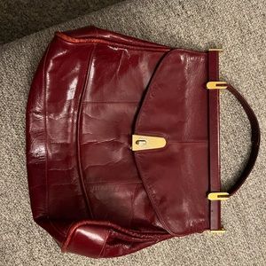 Real leather purse